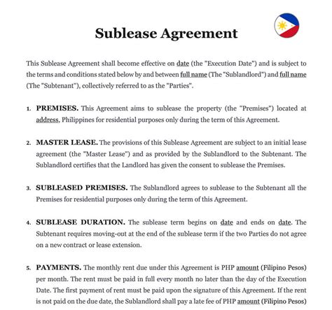sublease in tagalog example|SUBLEASE Meaning in Tagalog .